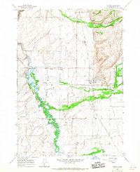 Tetonia 1965 topographic map thumbnail