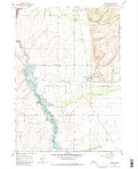 Tetonia 1965 topographic map thumbnail