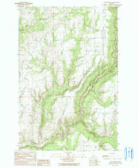 Texas Ridge 1990 topographic map thumbnail