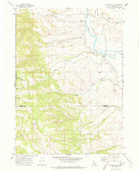 Thatcher Hill 1969 topographic map thumbnail
