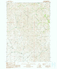 The Roost 1990 topographic map thumbnail