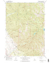 Thompson Peak 1966 topographic map thumbnail