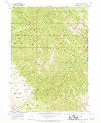 Thompson Peak 1966 topographic map thumbnail