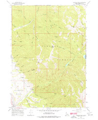 Thompson Peak 1966 topographic map thumbnail