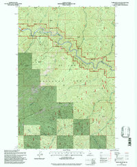 Thor Mountain 1995 topographic map thumbnail