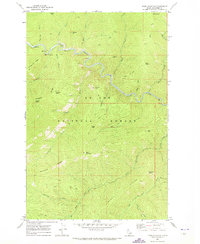 Thor Mountain 1969 topographic map thumbnail