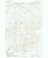 Thorn Creek Reservoir 1986 topographic map thumbnail
