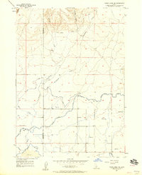 Thorn Creek SE 1957 topographic map thumbnail