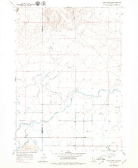 Thorn Creek SE 1957 topographic map thumbnail