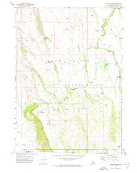 Three Forks 1971 topographic map thumbnail