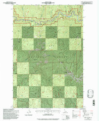 Three Sisters 1995 topographic map thumbnail