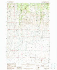 Thunder Gulch 1987 topographic map thumbnail