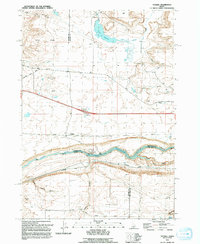 Ticeska 1992 topographic map preview