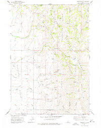 Timber Butte 1977 topographic map thumbnail