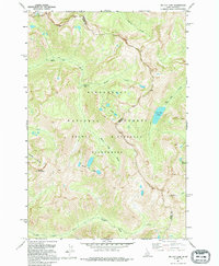Tin Cup Lake topographic map thumbnail