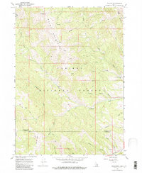 Tincup Mtn 1966 topographic map thumbnail