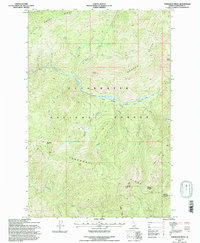 Toboggan Ridge 1994 topographic map thumbnail