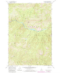 Toboggan Ridge 1966 topographic map thumbnail
