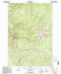 Tom Beal Peak 1994 topographic map preview