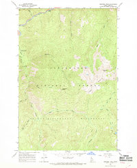 Tom Beal Peak 1966 topographic map preview