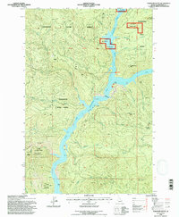 Township Butte 1994 topographic map thumbnail