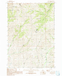 Trail Creek 1991 topographic map thumbnail