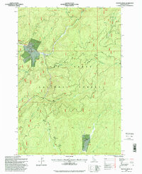 Trapper Creek 1995 topographic map thumbnail