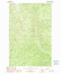 Trestle Peak 1989 topographic map thumbnail