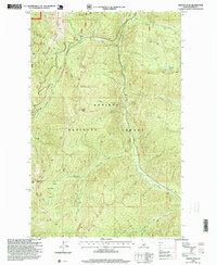Trestle Peak 1996 topographic map thumbnail