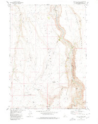 Triplet Butte 1979 topographic map thumbnail