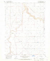 Tuanna Butte 1965 topographic map preview