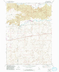 Tunupa 1971 topographic map thumbnail