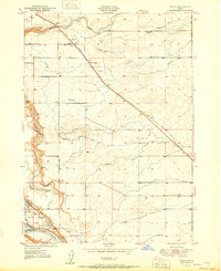 Tuttle 1951 topographic map thumbnail