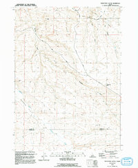 Twentymile Butte 1992 topographic map thumbnail