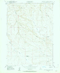 Twentymile Butte 1948 topographic map thumbnail