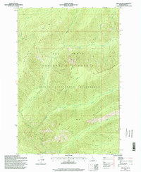 Twin Butte 1995 topographic map thumbnail