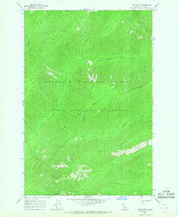 Twin Butte 1966 topographic map thumbnail