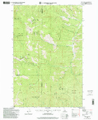 Twin Crags 1996 topographic map thumbnail