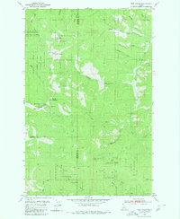 Twin Crags 1950 topographic map thumbnail