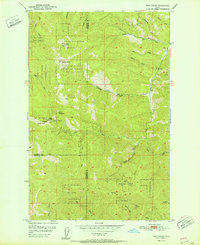 Twin Crags 1952 topographic map thumbnail