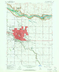 Twin Falls 1964 topographic map thumbnail