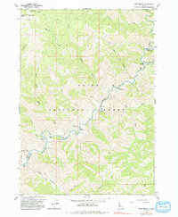 Twin Springs 1964 topographic map thumbnail