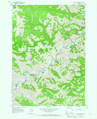 Twin Springs 1964 topographic map thumbnail