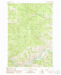 Ulysses Mountain 1991 topographic map thumbnail