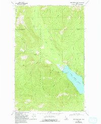 Upper Priest Lake 1969 topographic map thumbnail