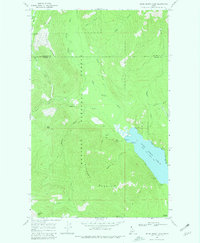 Upper Priest Lake 1969 topographic map thumbnail