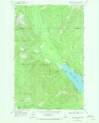 Upper Priest Lake 1969 topographic map thumbnail