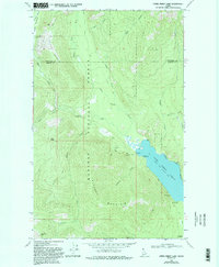 Upper Priest Lake 1969 topographic map thumbnail