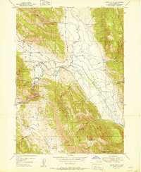 Upper Valley 1951 topographic map thumbnail