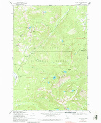 Victor Peak 1969 topographic map thumbnail